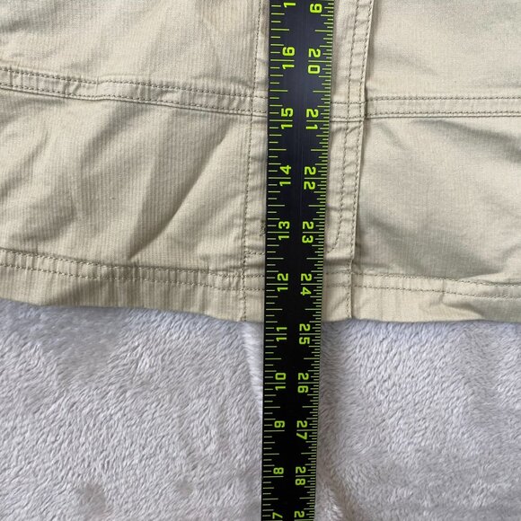 Eddie Bauer Women's Jacket Size XL Beige Button-Up 3/4 Sleeves Casual Classic - Picture 4 of 9